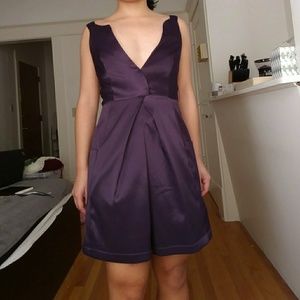 Moschino Cheapandchic Dark Purple Dress